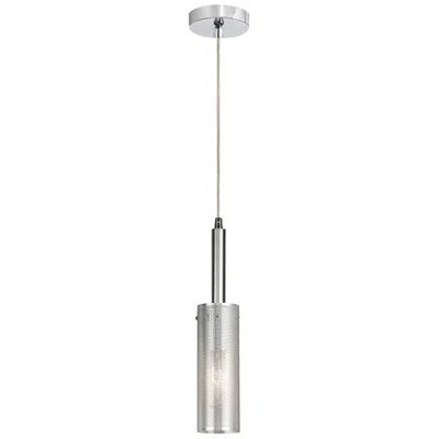 Dainolite Percy 3" Wide Polished Chrome Finish Pendant