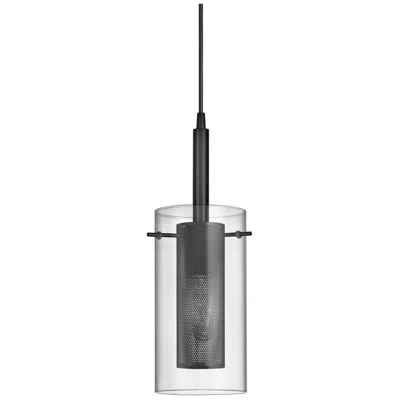 Dainolite Percy 5.5" Wide Matte Black Pendant