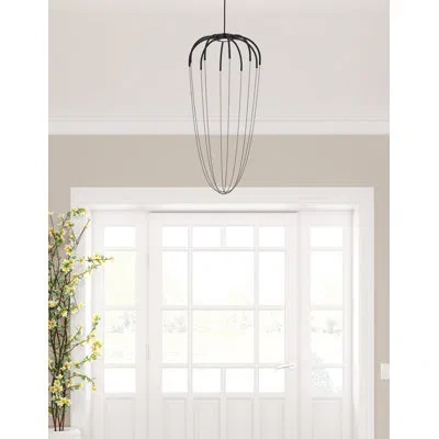 Dainolite Perla Pendant - 20w - Matte Black