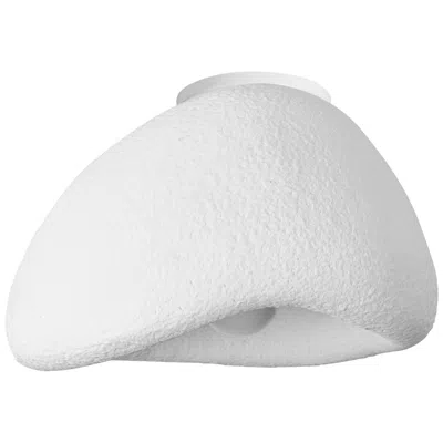 Dainolite Pilar 1-light Flush Mount In White