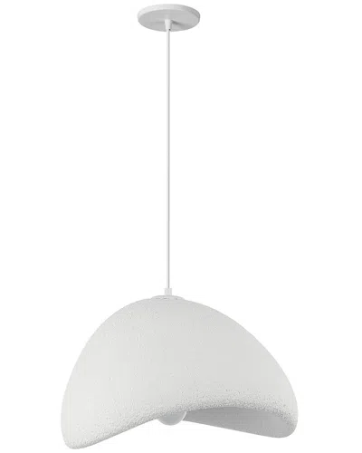 Dainolite Pilar 1-light Pendant In White
