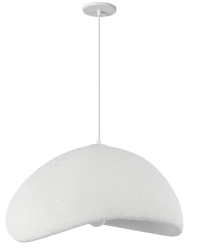 Dainolite Pilar 1-light Pendant In White