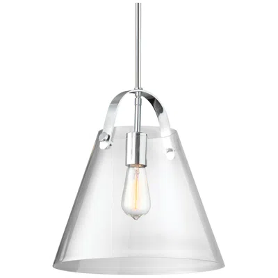 Dainolite Polly 12.75" Wide Medium Polished Chrome Pendant