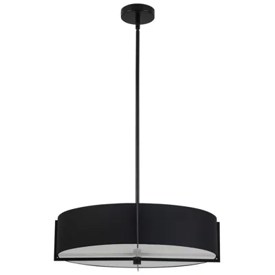 Dainolite Preston 20.75" Wide 4 Light Matte Black Pendant