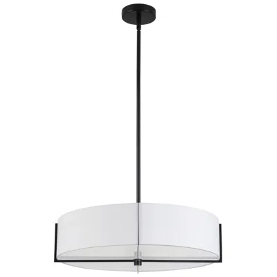 Dainolite Preston 20.75" Wide 4 Light Matte Black Pendant