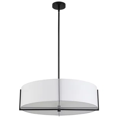 Dainolite Preston 26" Wide 4 Light Matte Black Pendant