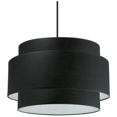 Dainolite Priya 22" Wide 4 Light Small Matte Black Chandelier