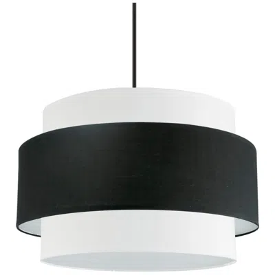 Dainolite Priya 22" Wide 4 Light Small Matte Black Chandelier