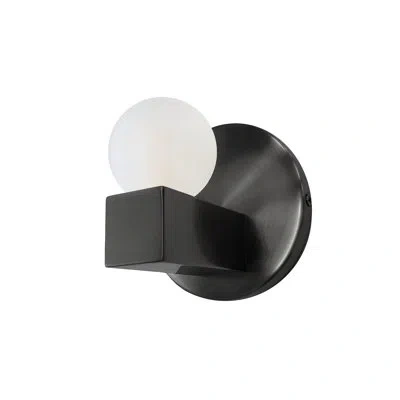 Dainolite Raleigh 1 Light Wall Sconce - Matte Black Finish