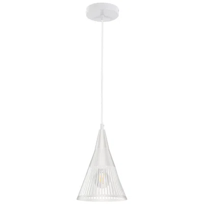 Dainolite Rebecca 7" Wide Matte White Finish Pendant