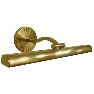Dainolite Reina 16 1/4" Wide Aged Brass Plug-in Led Picture Light