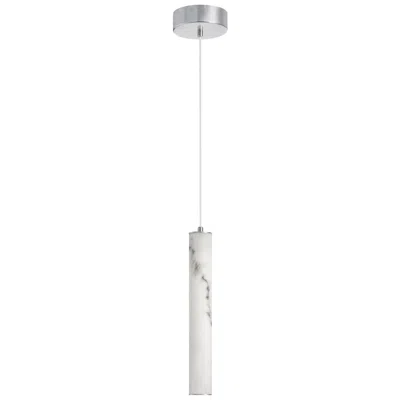 Dainolite Reuben 2.5" Wide Polished Chrome Led Pendant