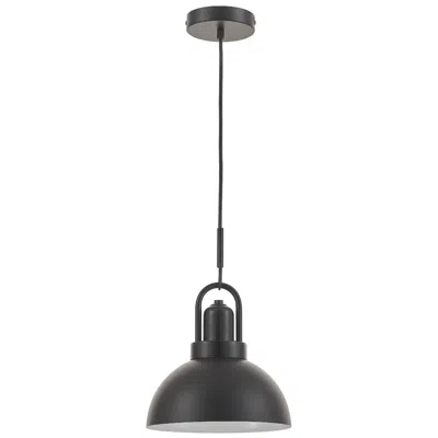 Dainolite Reveka 10" Wide Matte Black Finish Pendant