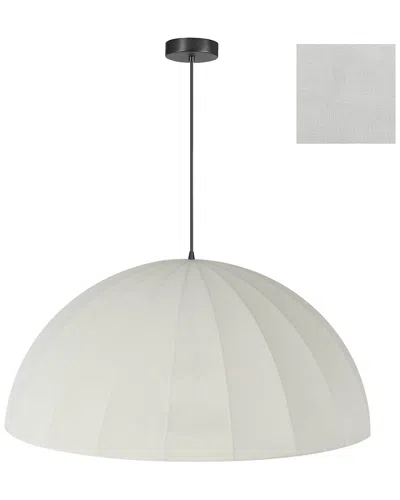 Dainolite Ronny 1-light Pendant In White