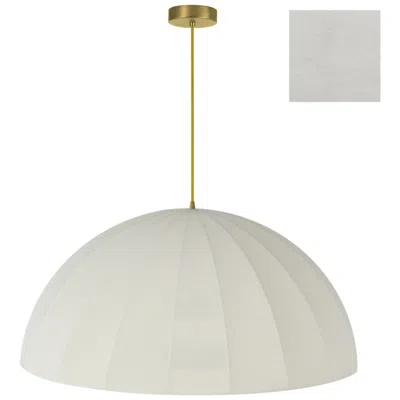 Dainolite Ronny 1-light Pendant In White