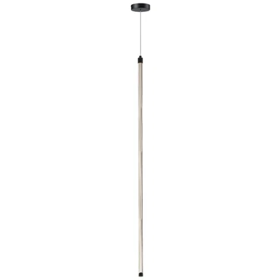Dainolite Roxanne 1" Wide Matte Black Led Pendant