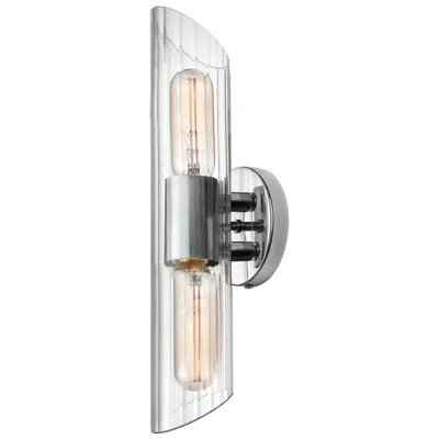 Dainolite Samantha 16" Wide Polished Chrome Bath Light