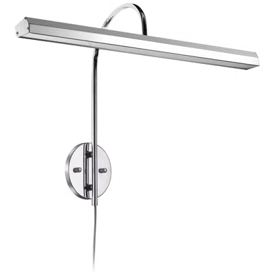 Dainolite Staccato 24 1/4" Wide Polished Chrome Led Picture Light In Silver