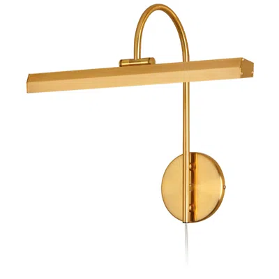 Dainolite Staccato16 1/4" Wide Aged Brass Led Picture Light In Gold