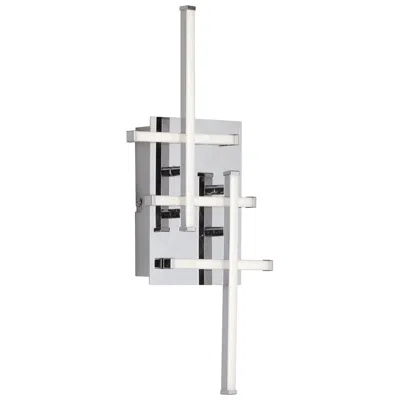 Dainolite Summit 8" High 5 Light Polished Chrome Led Wall Sconce