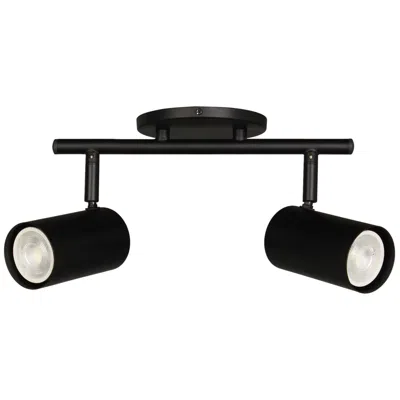 Dainolite Taylor 15" Wide 2-light Matte Black Finish Track Light