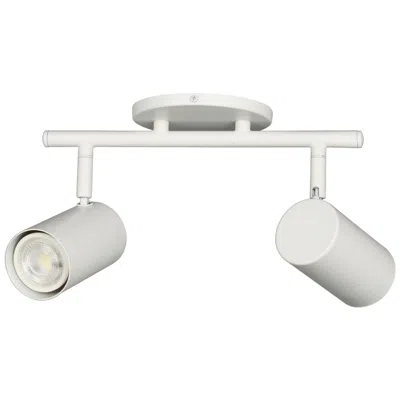 Dainolite Taylor 15" Wide 2-light Matte White Finish Track Light