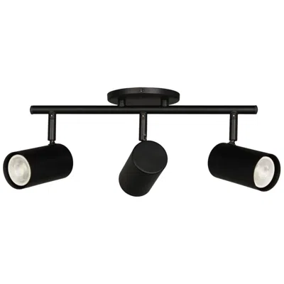 Dainolite Taylor 19" Wide 3-light Matte Black Finish Track Light