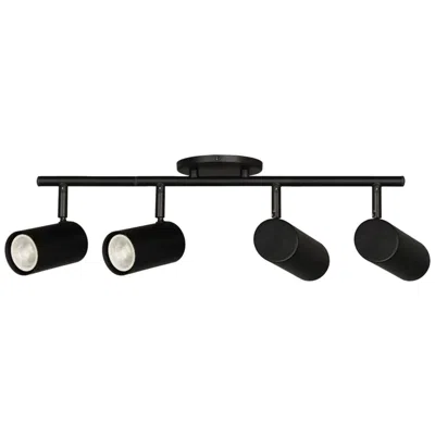 Dainolite Taylor 24.75" Wide 4-light Matte Black Finish Track Light