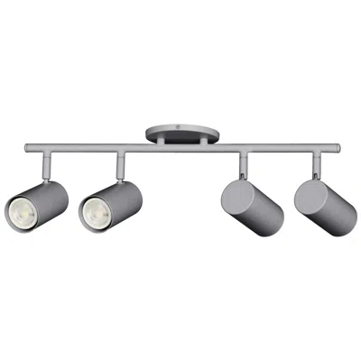 Dainolite Taylor 24.75" Wide 4-light Satin Chrome Finish Track Light