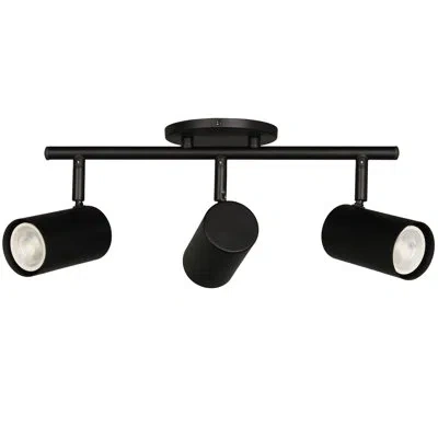 Dainolite Taylor Track Light - 3 Light In Matte Black