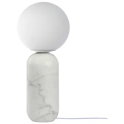 Dainolite Tierra 1 Light 18" High White Table Lamp