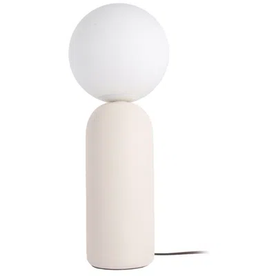 Dainolite Toria 20 1/2" High White Ceramic And Glass Modern Table Lamp