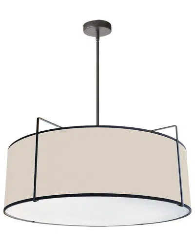 Dainolite Trapezoid 4-light Pendant In Neutral