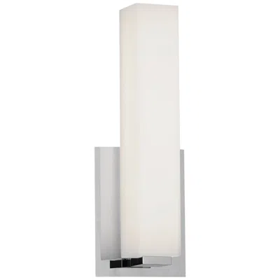 Dainolite Vanity 10 1/2" High Polished Chrome Led Bath Light In Gray