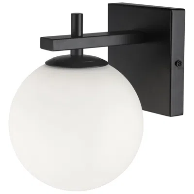 Dainolite Vivaldi 8" High Matte Black Wall Sconce