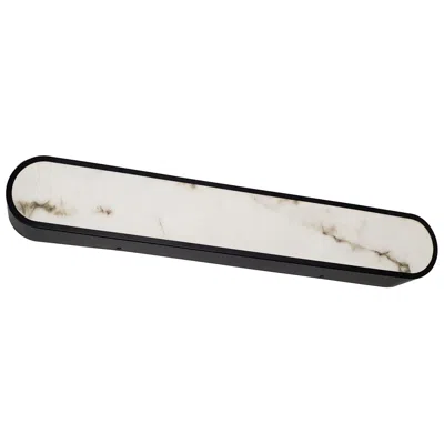 Dainolite Walsh 32" Wide Alabaster, Matte Black Led Wall Sconce