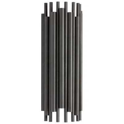 Dainolite Weslyn 18" High Matte Black Wall Sconce