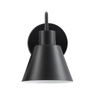 Dainolite Westley 8.25" High Matte Black Finish Wall Sconce