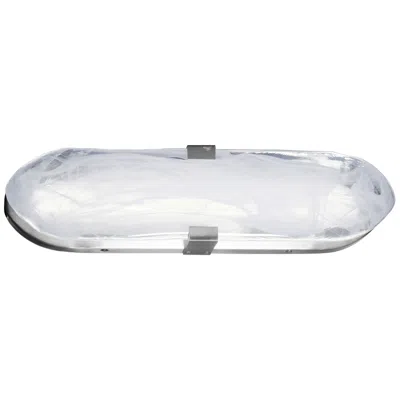 Dainolite Willmina 16" High Polished Chrome, White Led Wall Sconce In Black