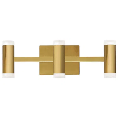Dainolite Wilson 19 1/2" Wide Aged Brass Led Vanity Bathroom Light