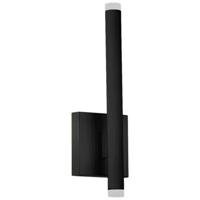 Dainolite Wilson Matte Black Wall Sconce
