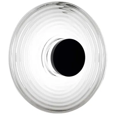 Dainolite Windfeild 18" High Matte Black 12w Wall Sconce W/ Clear Rippled Glass