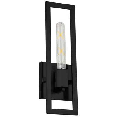 Dainolite Wisteria Matte Black Wall Sconce