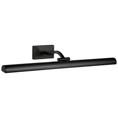 Dainolite Yvonne 24" Wide Matte Black, Frosted Led Picture Light