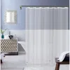 Dainty Home Clear Linear Shower Curtain In Clear