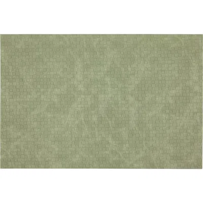 Dainty Home Faux Leather Reversible Set Of 4 Placemats In Reversible Zen