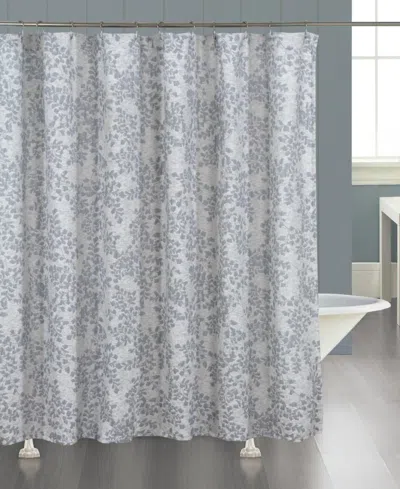 Dainty Home Heather Shower Curtain, 72" X 72" In Gray