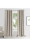 Dainty Home Interlock Single Blackout Panel Curtain In Nude