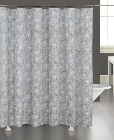 Dainty Home Laureen Shower Curtain, 72" X 72" In Gray