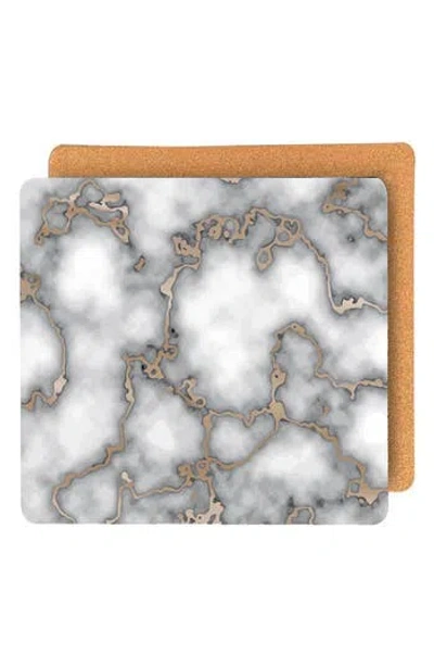 Dainty Home Marble Print Set Of 8 Placemats